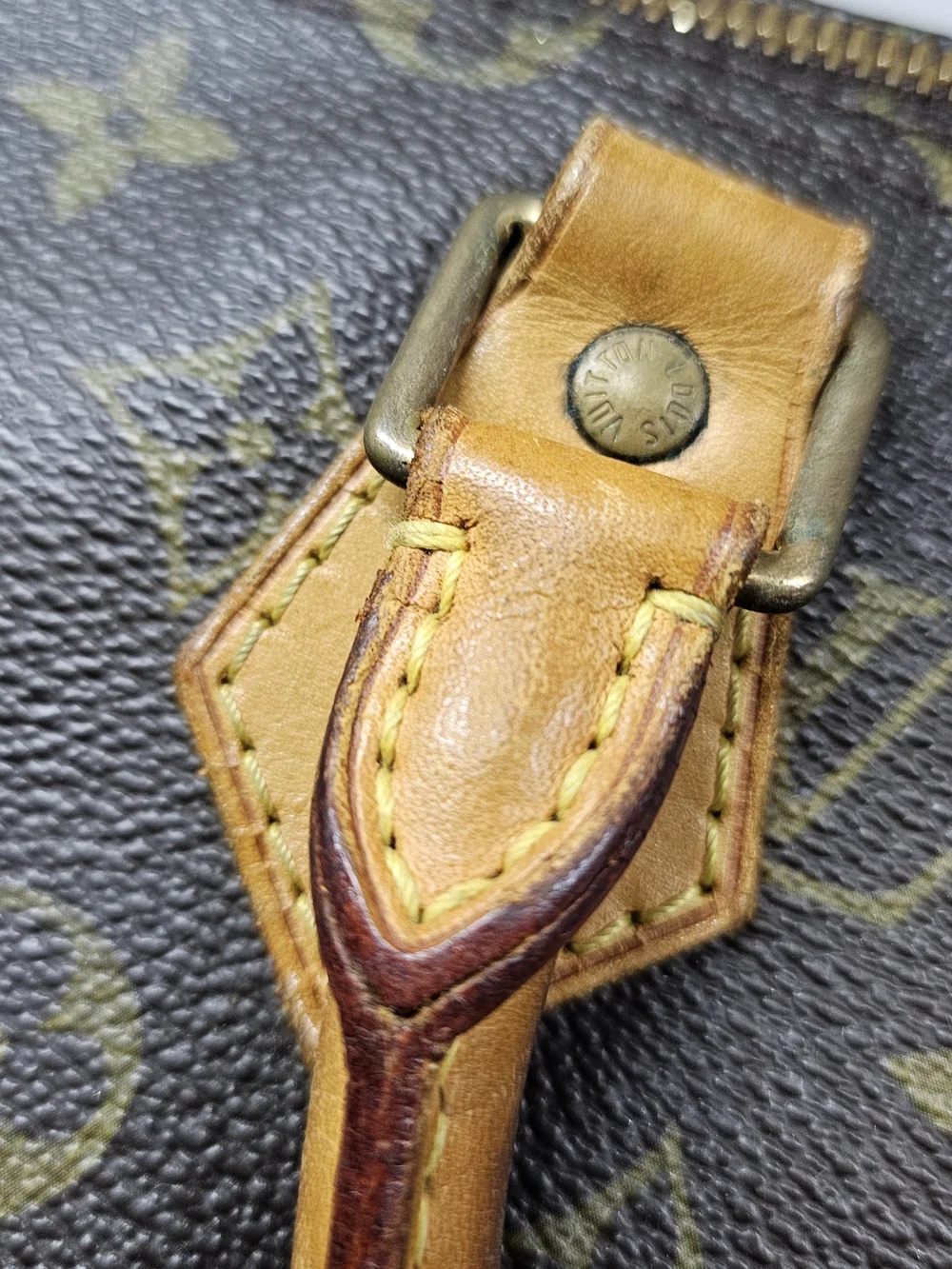 Louis Vuitton Brown Monogram Canvas Travel Bag
